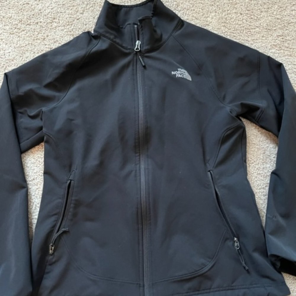 Black North Face Softshell Jacket